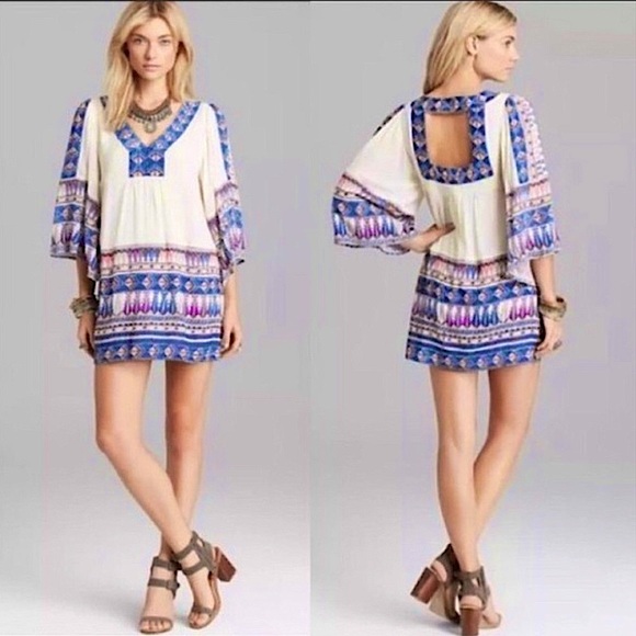 Free People Dresses & Skirts - Free People Terra Nova Bohemian Eclectic Dress | Boho | Flowy | Size Small